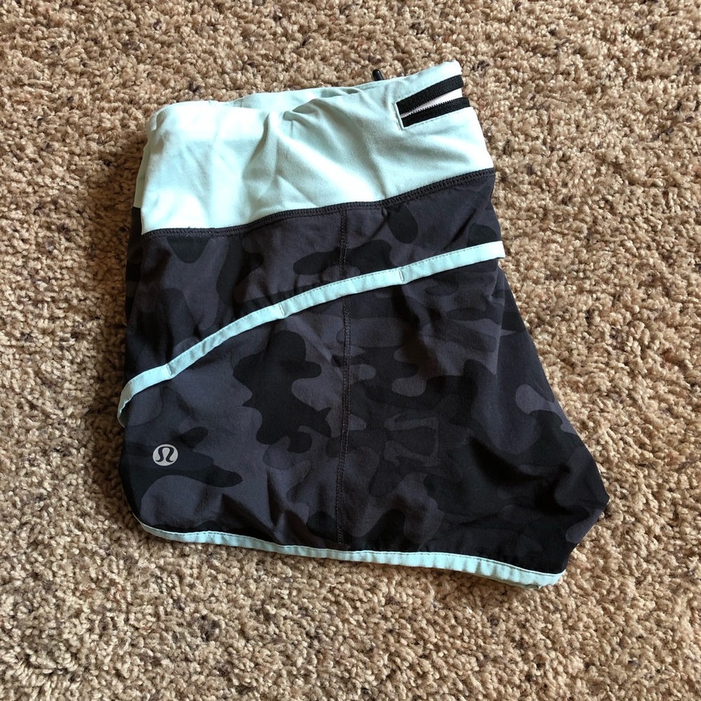 Lululemon camo Speed Shorts